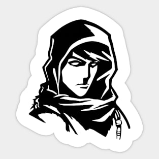 Minimalist Vector Human Rogue Sticker